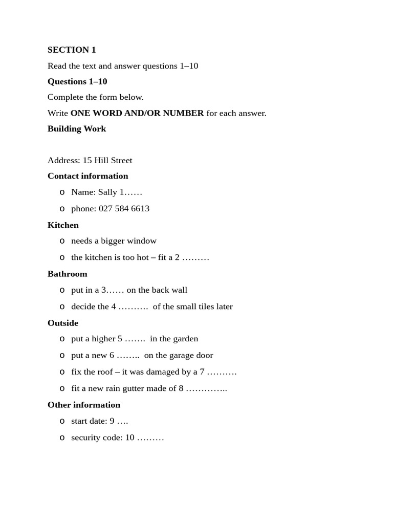 Test 10 Vol 7 Listening HS | PDF | Science