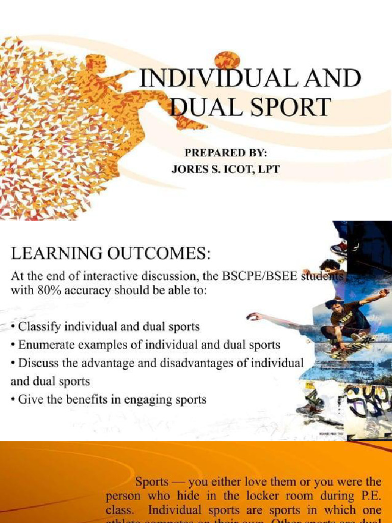 Individual and Dual Sports | PDF
