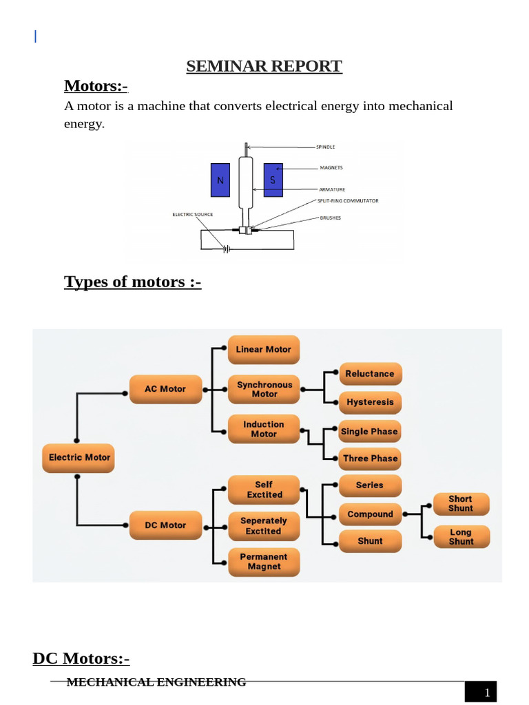 Motors | PDF | Electric Motor | Electric Power
