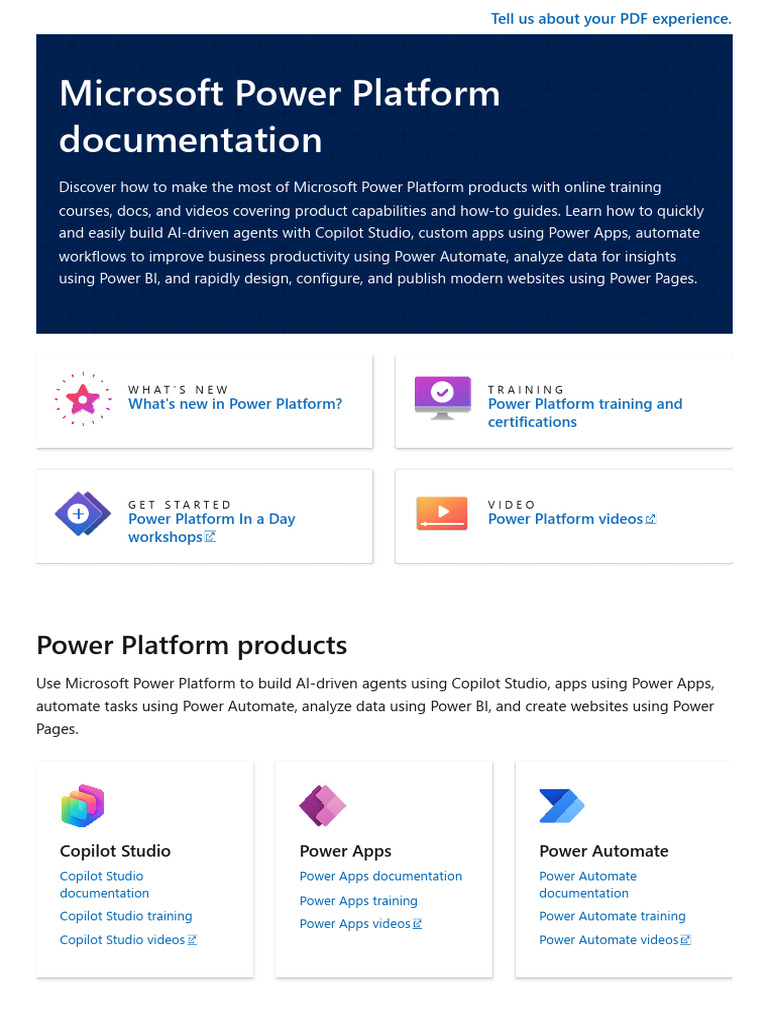 Microsoft Power Platform Overview Guide | PDF | Microsoft Outlook | J Query
