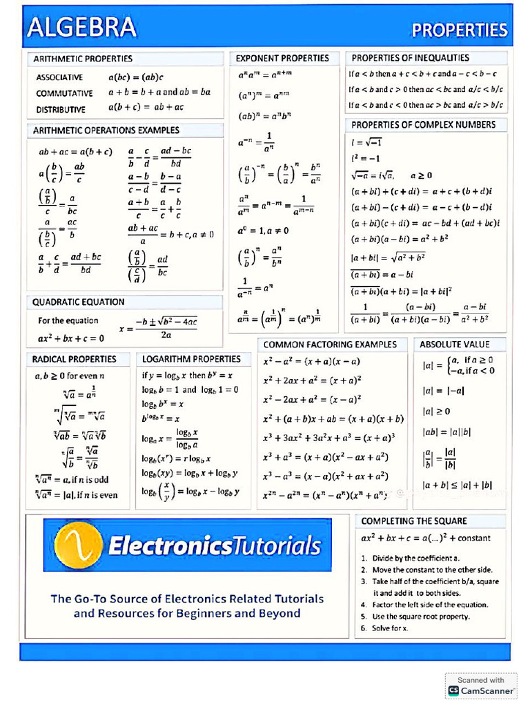 Rules Calculus 2 | PDF