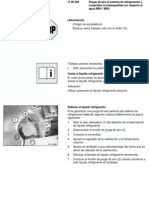 RA  Purgar de aire el sistema de refrigeración y comprobar la estanqueidad con respe