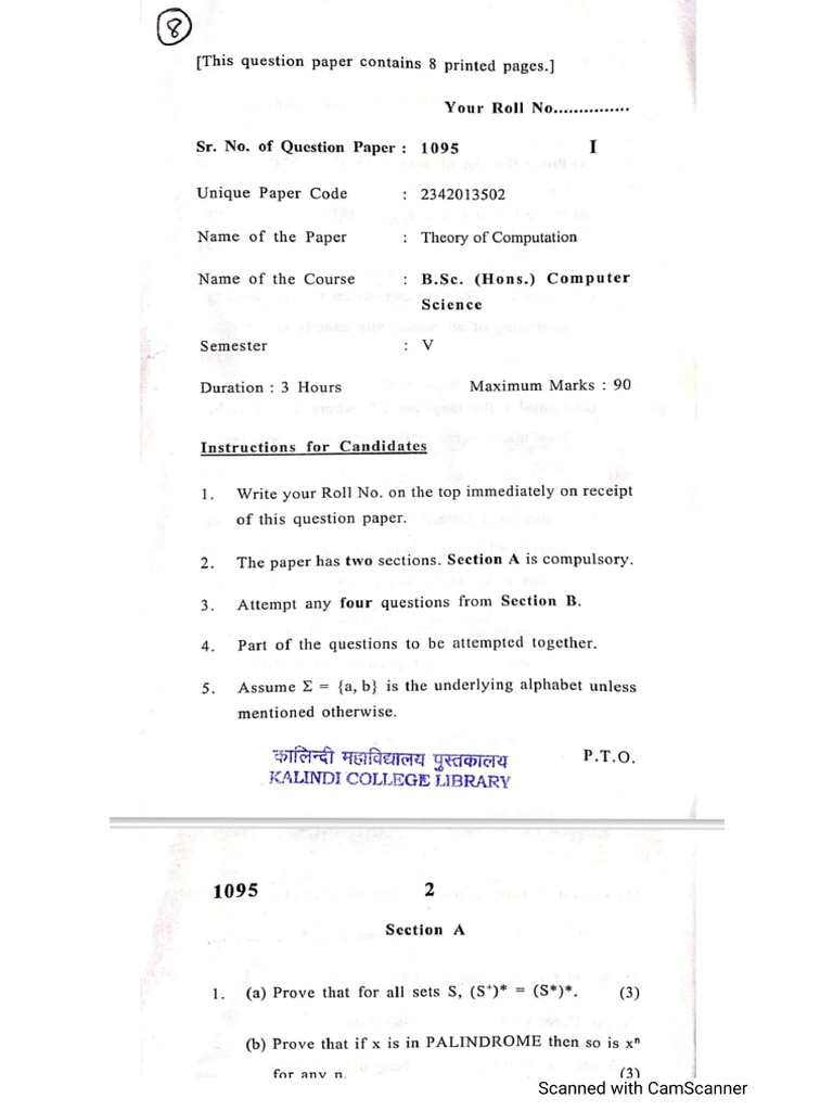 toc pyq 1 | PDF