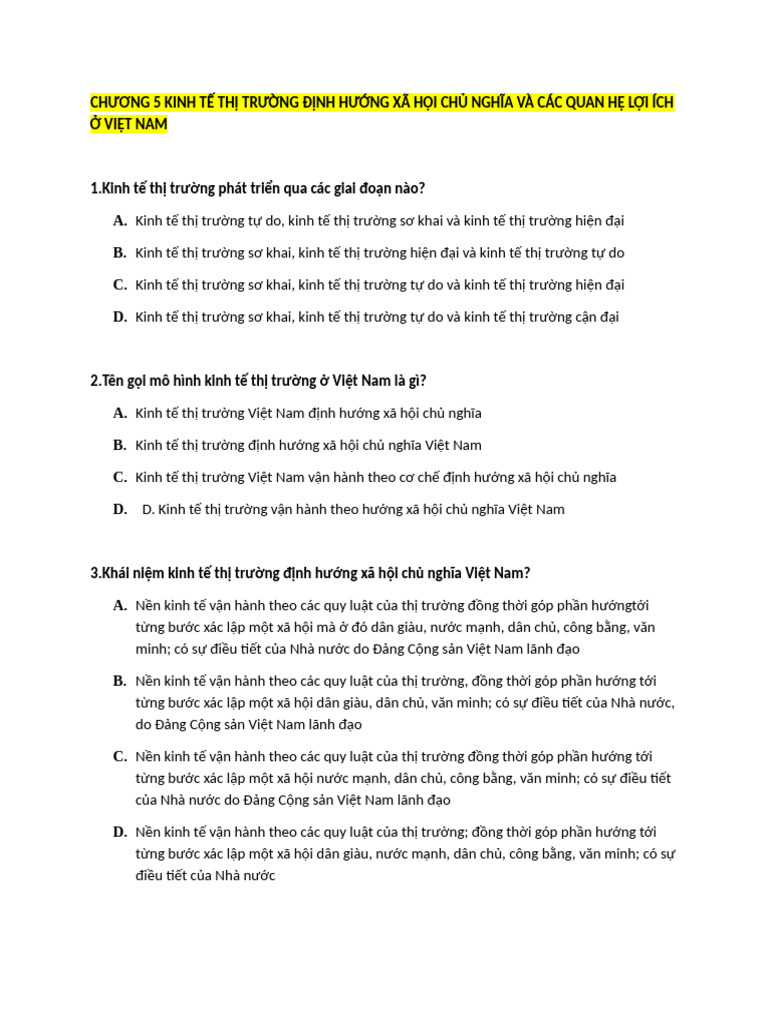 CHƯƠNG 5 KTCT | PDF