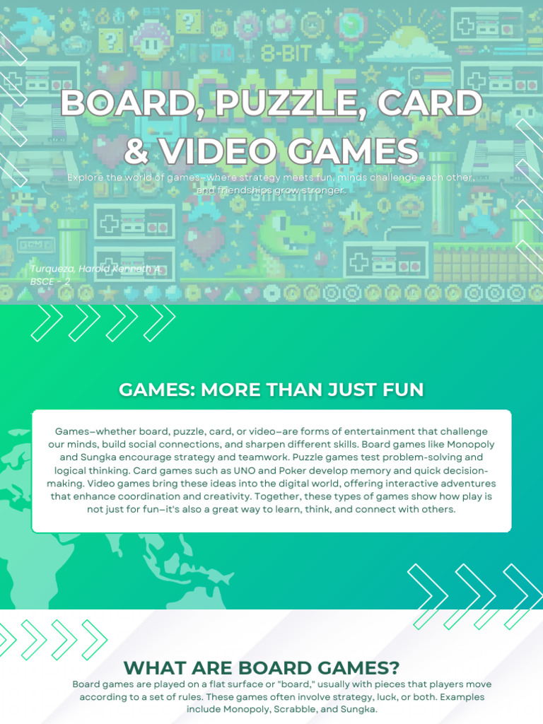 Exploring Board, Puzzle, and Card Games | PDF | Crossword | Puzzles