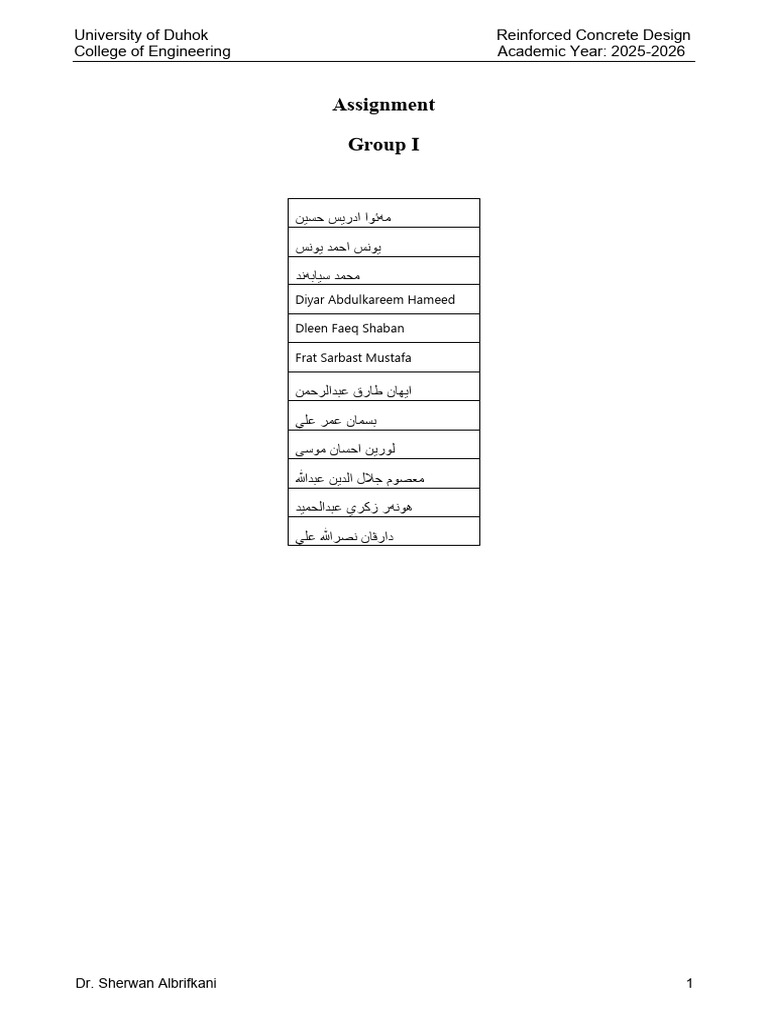 Assignment Group I 1 | PDF | Building Engineering | Mechanical Engineering