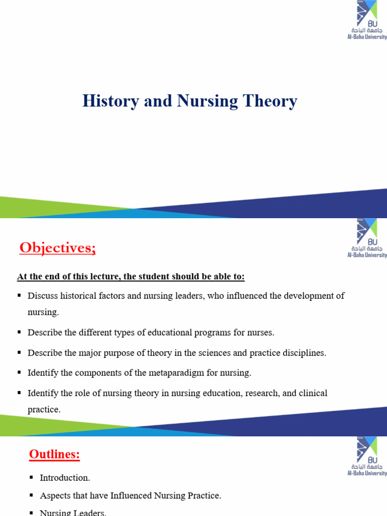Evolution of Nursing: History & Theory | PDF | Nursing | Theory