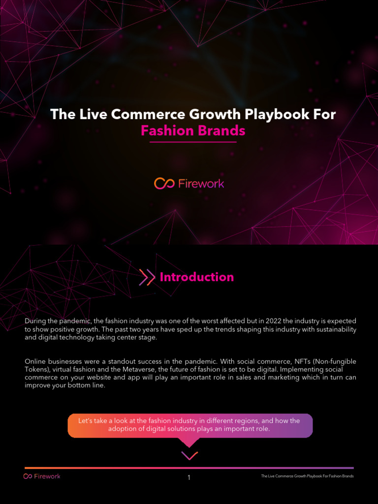 Live Commerce Playbook for Fashion Brands | PDF | Brand | E Commerce