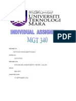 Assignment MGT 340