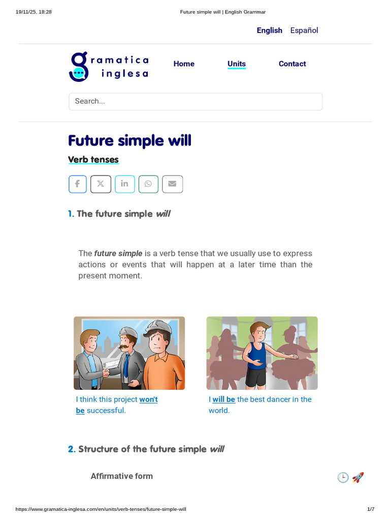 Future Simple Tense Explained | PDF | English Grammar | Subject (Grammar)