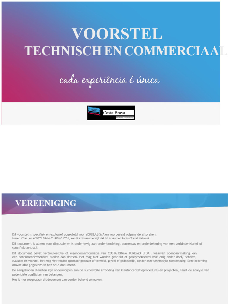 Commerciële Voorstel | PDF