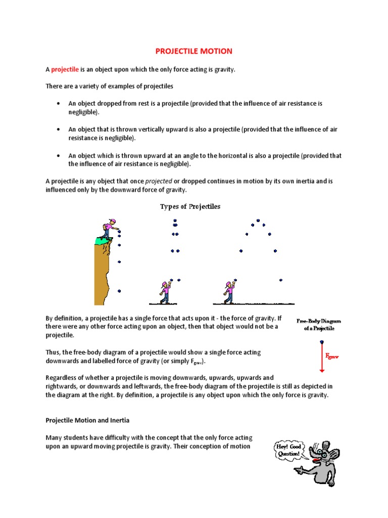 Projectile Motion | Force | Trajectory