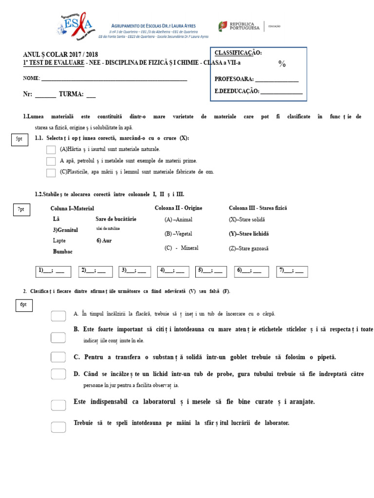 1 Test - 7 NEE FQ | PDF