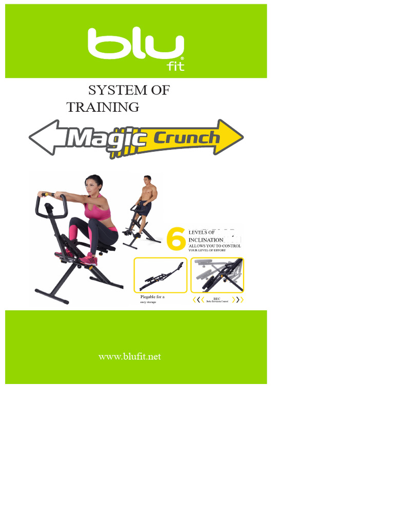 Magic Crunch Training System Guide | PDF | Strength Training | Aerobic ...