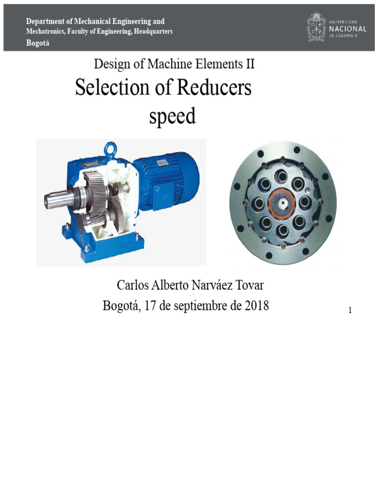 Selecting Reducers for Mechanical Design | PDF | Gear | Manufactured Goods