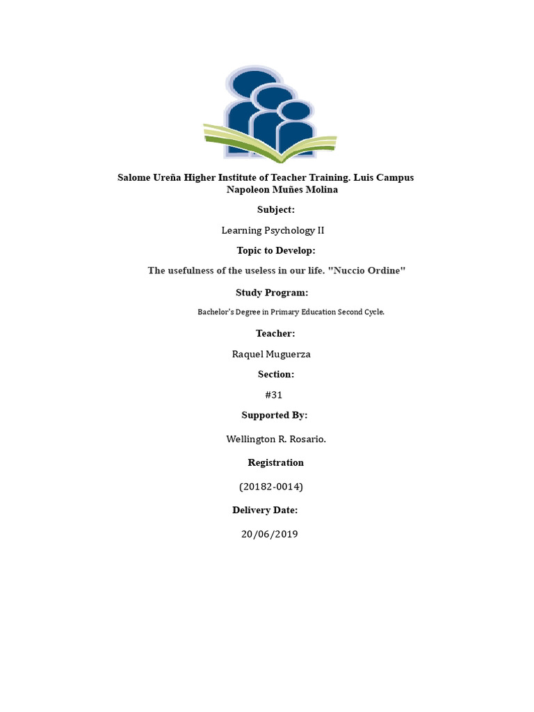 The Value of Useless Knowledge in Education | PDF | Utilitarianism ...
