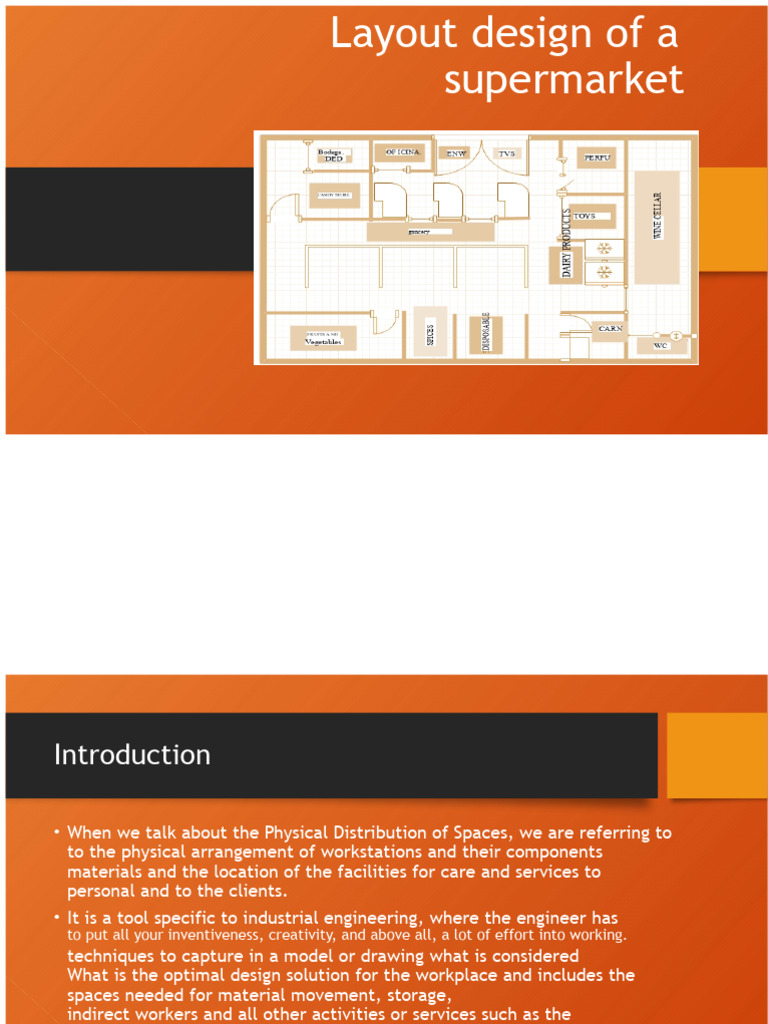 Supermarket Layout Design Guide | PDF | Supermarket