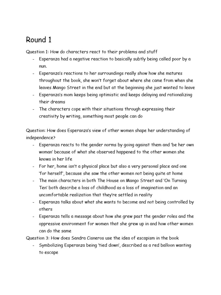 Discussion Notes | PDF
