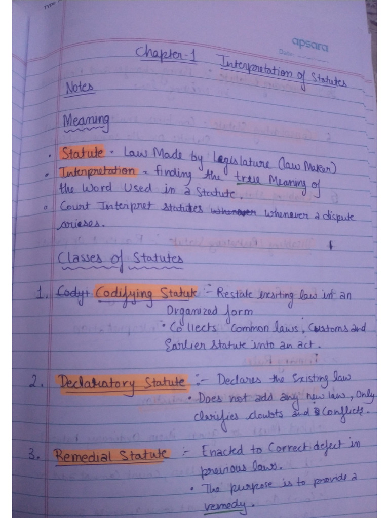 Sources of Law Notes Jigl | PDF