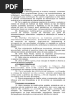 Descrição de cargos almoxarife e outros