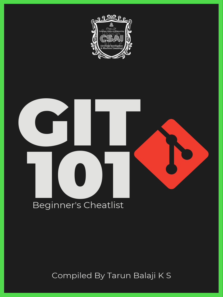 Git 101: Beginner's Cheat Sheet | PDF | Operating System Technology ...