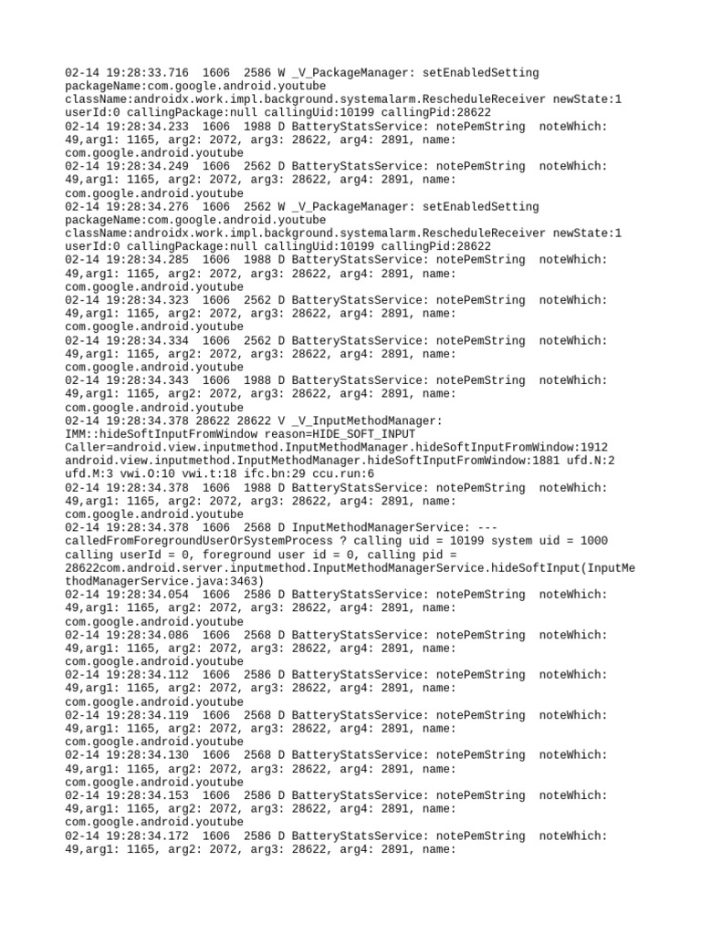 YouTube Package Manager Logs Analysis | PDF | Utility Software ...
