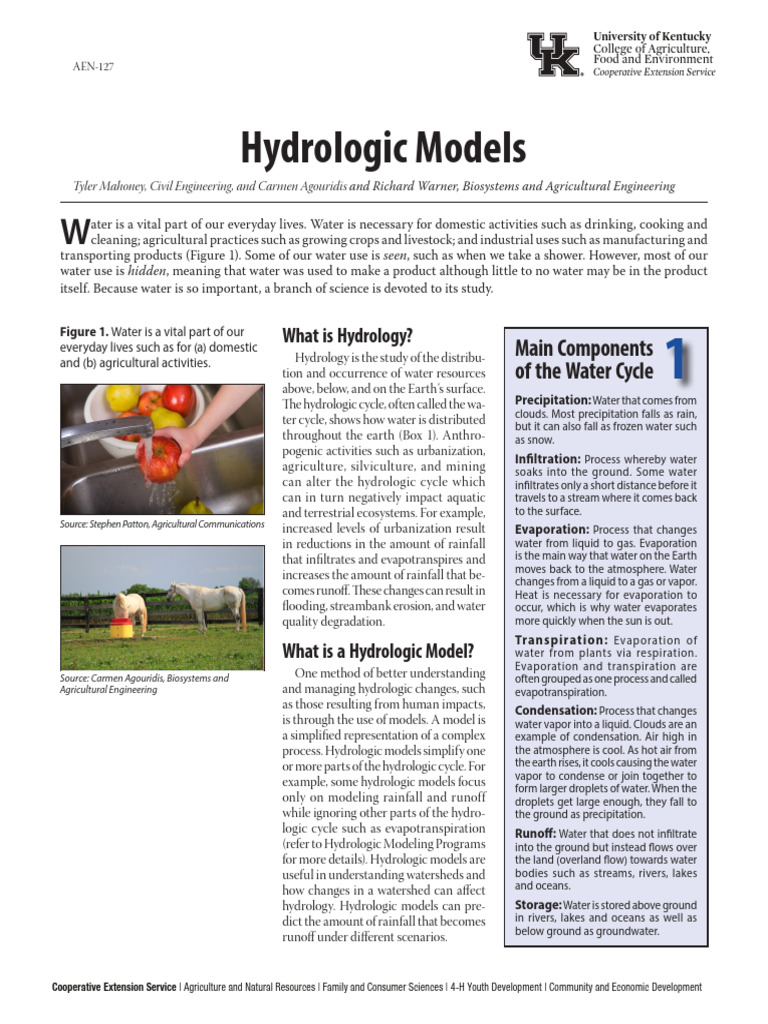 Understanding Hydrologic Models | PDF | Evaporation | Surface Runoff