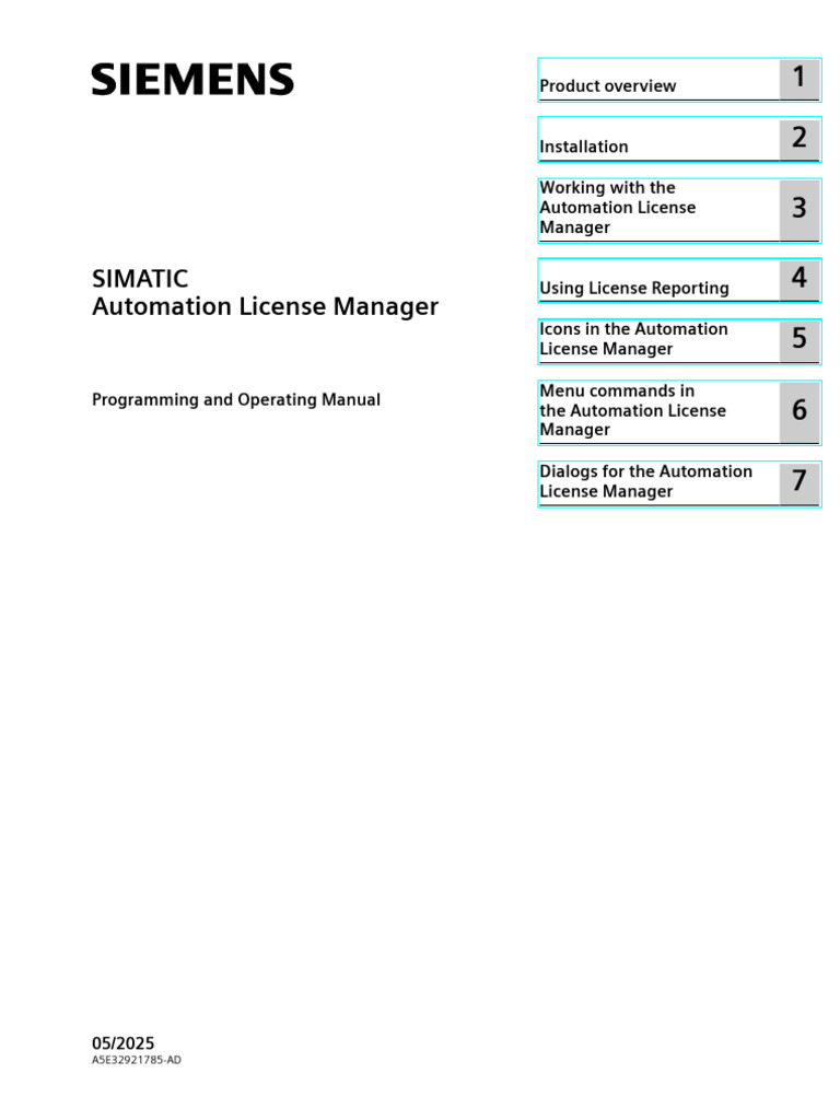 Automation License Manager Manual | PDF | Computer File | Safety