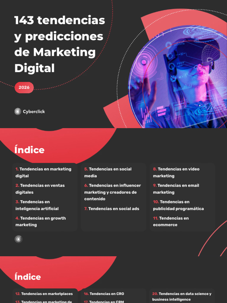 Tendencias de Marketing Digital 2026 | PDF | Inteligencia artificial ...
