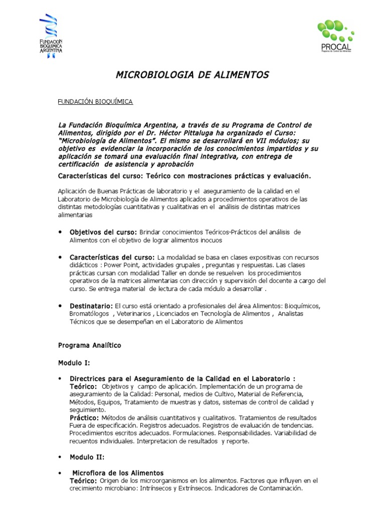 Microbiologia de Alimentos | PDF | Laboratorios | Alimentos