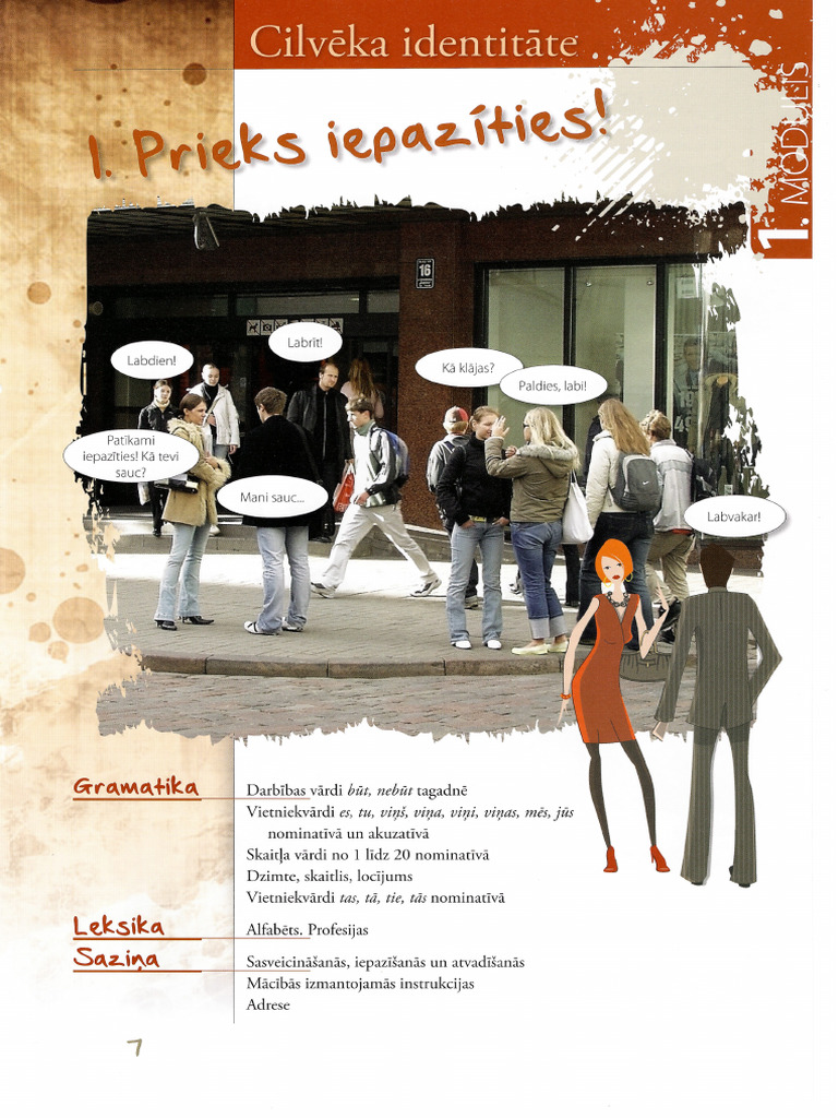 1. Cilvēka identitāte - Prieks iepazīties | PDF