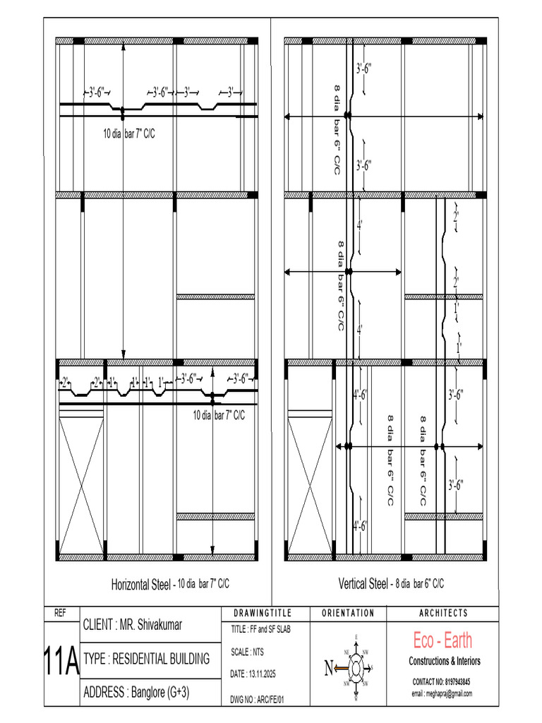 Residential Building Slab Details | PDF