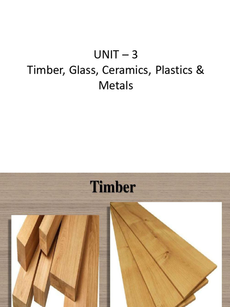 Timber Properties and Processing Techniques | PDF | Glasses | Wood
