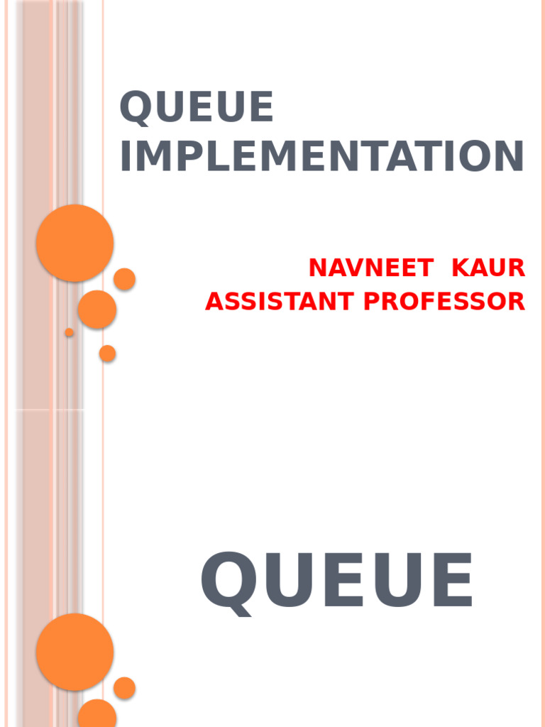 Understanding Queue Data Structures | PDF | Queue (Abstract Data Type ...