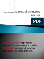 Dezagregarea Si Alterarea Rocilor