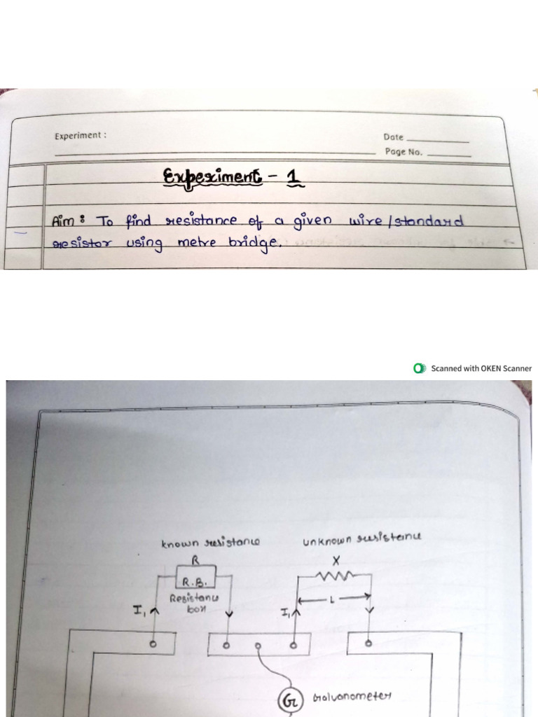 Readings-physics Exp File Class 12th | PDF