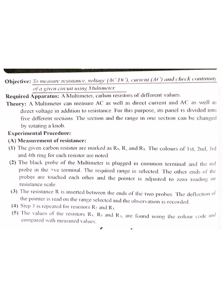 Physics XII Exp 3 | PDF