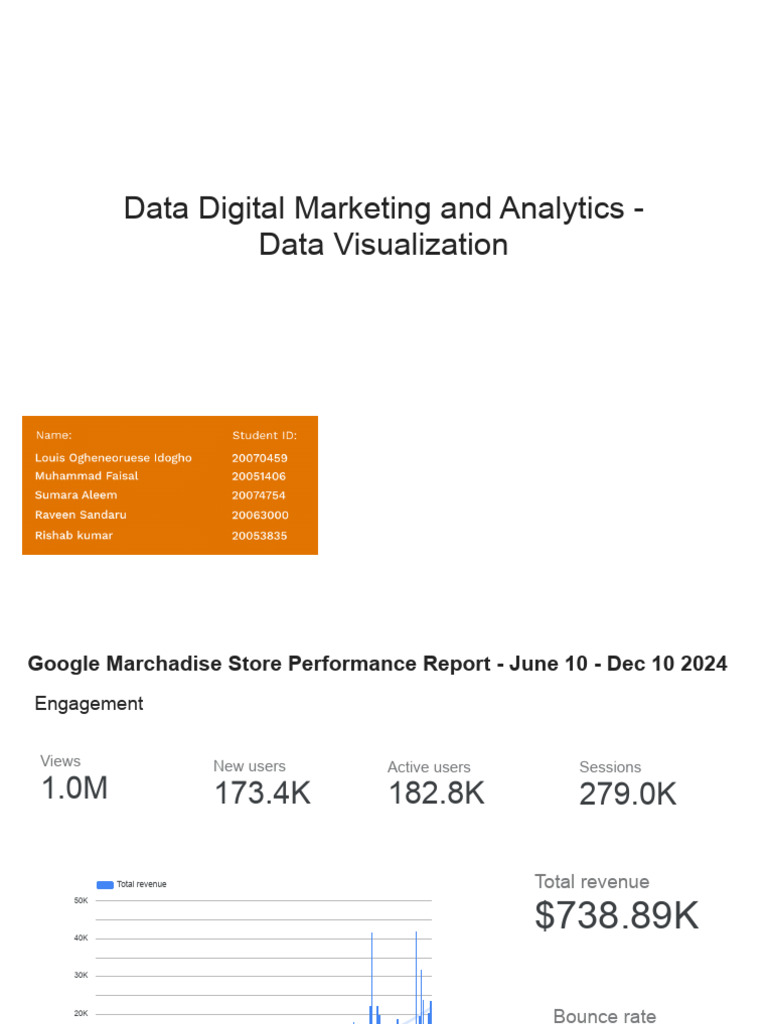 Google Merchandise Store Analytics Report | PDF | Merchandising ...