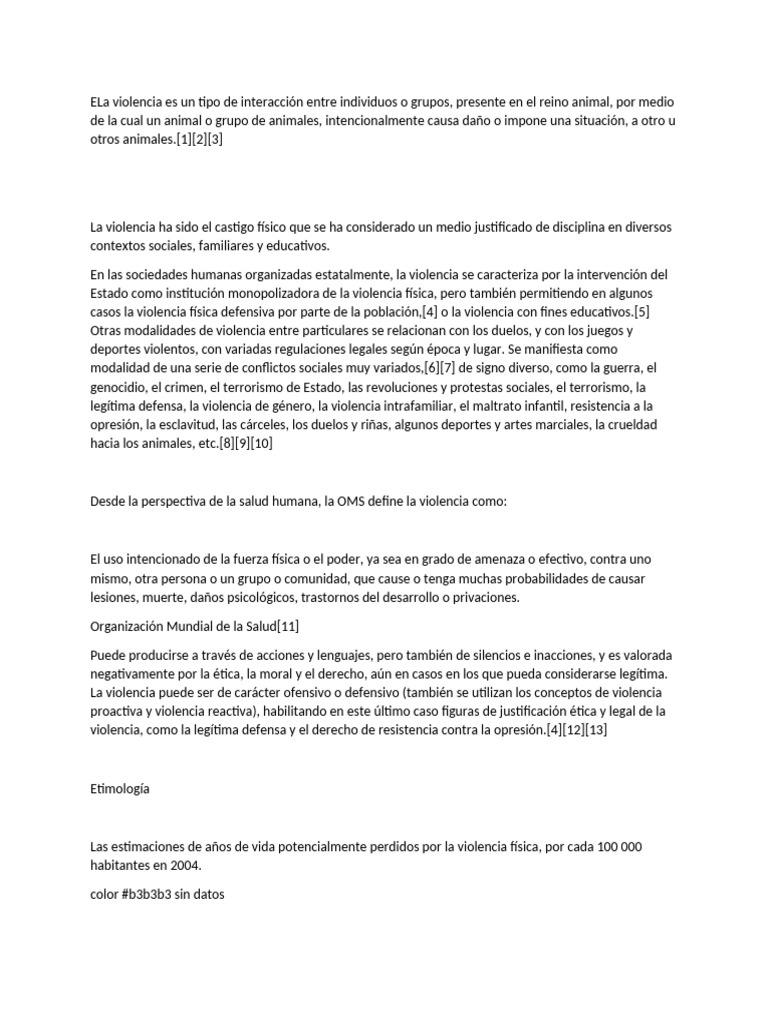 Tipos y Conceptos de Violencia | PDF | Violencia | Estigma social