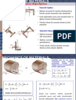 KONU 3 - EĞİLME (Simetrik Olmayan eğilme+EĞRİ Eksenli Çubuklar)