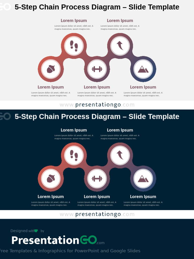 2 2092 5 Step Chain Process Diagram PGO 16 9 | PDF