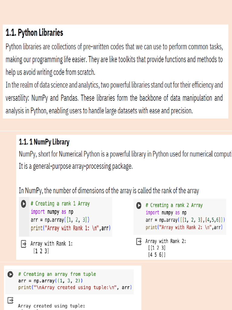 Unit 1: Python Programming-Ii | PDF