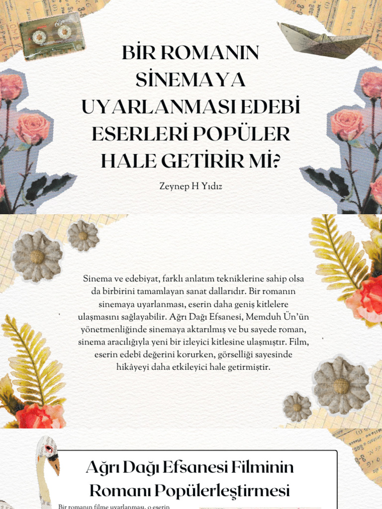 Edebiyat Konuşma Sunum | PDF