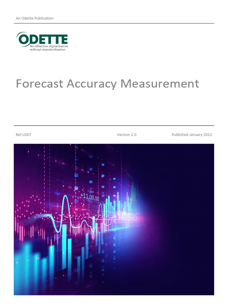 Forecast Accuracy Measurement Guide | PDF | Forecasting | Performance ...