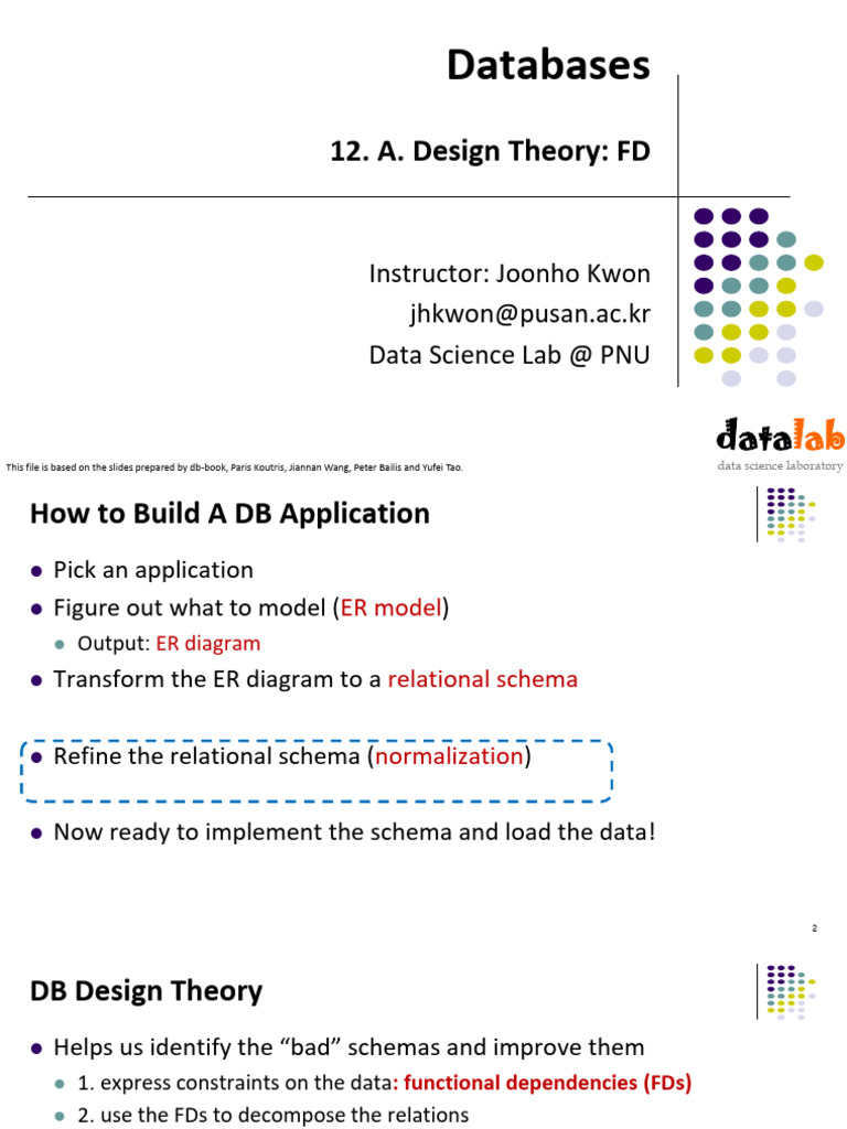 Database Design and Normalization Guide | PDF | Data Management ...