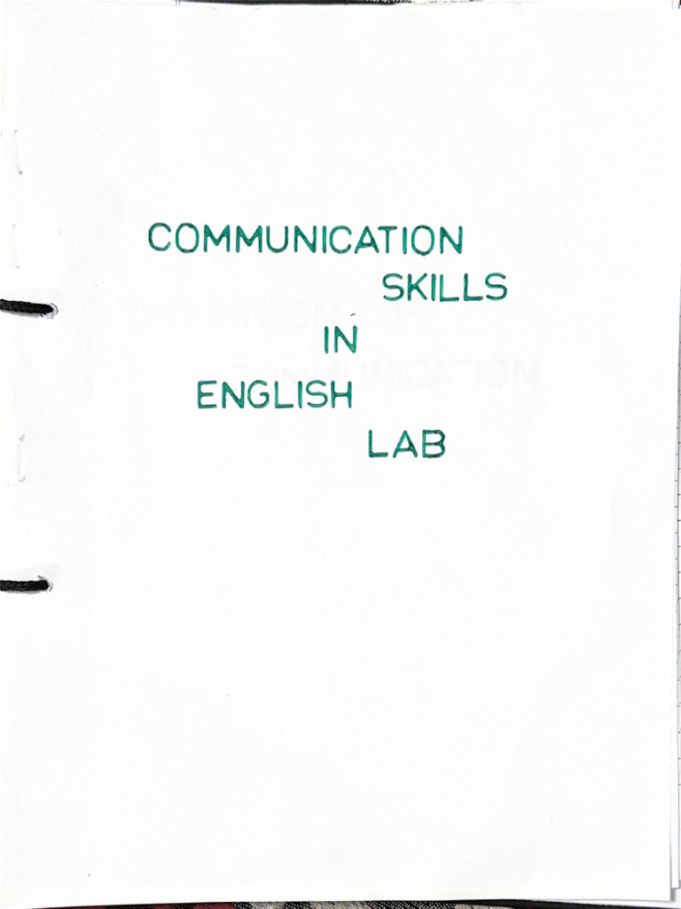 English Lab | PDF