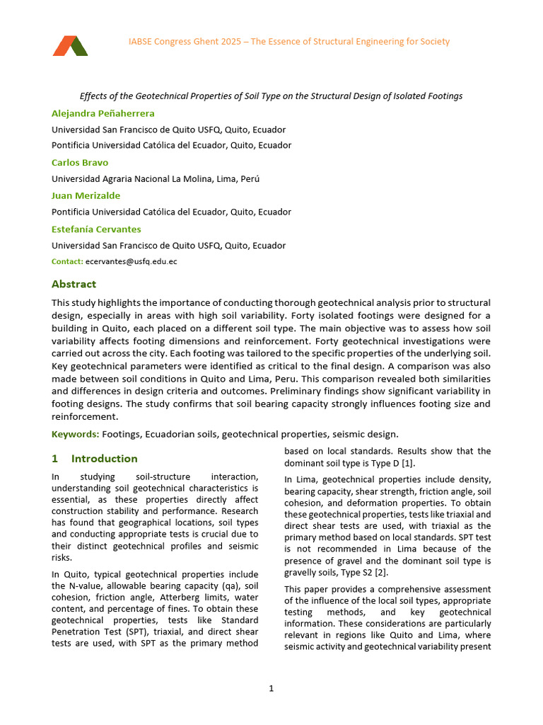 Paper Versión Final. Iabse Gent 2025. Submission 25. | PDF ...
