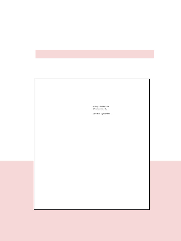 Celestial Dynamics Rudolf Dvorak Ready To Read | PDF | Eigenvalues And ...