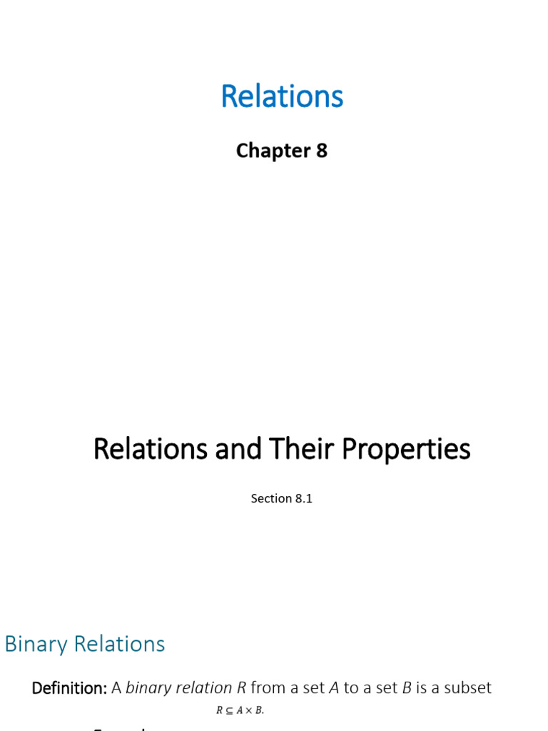 Module 4 - Relations and Its Properties | PDF | Vertex (Graph Theory ...