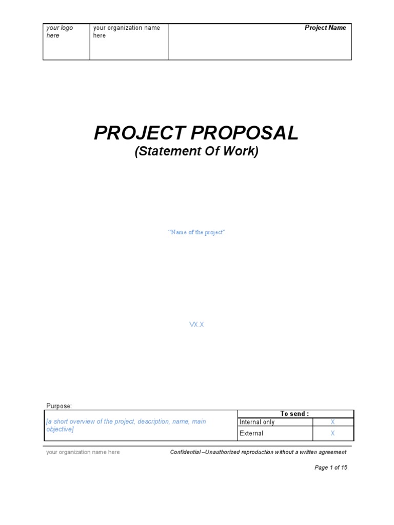 Project Proposal Template Guide | PDF | Swot Analysis | Competition